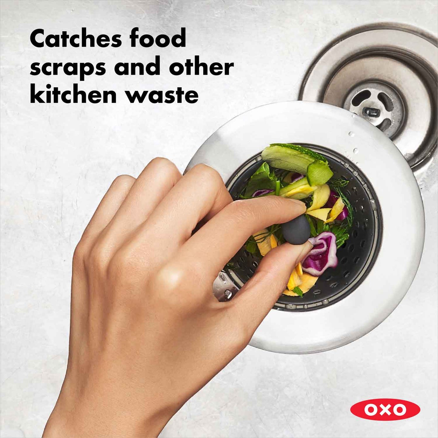 OXO Silicone Sink Strainer Basket