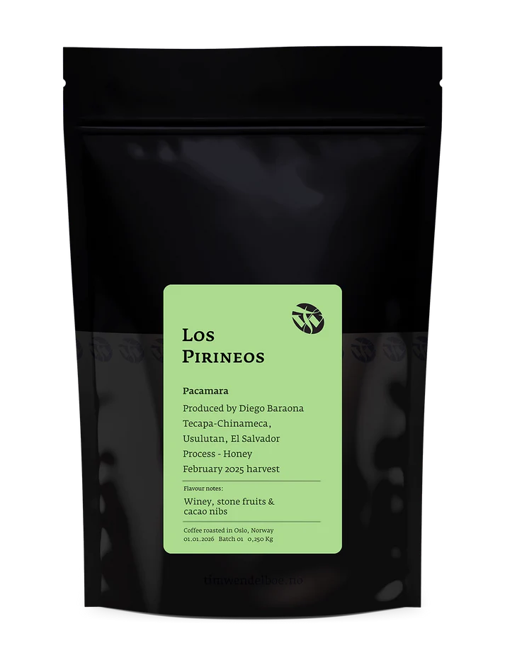 Tim Wendelboe - Los Pirineos Pacamara Honey- 250g