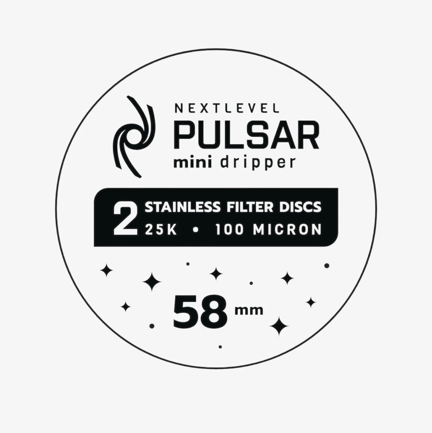 Pulsar Mini – Stainless Steel Filter Discs