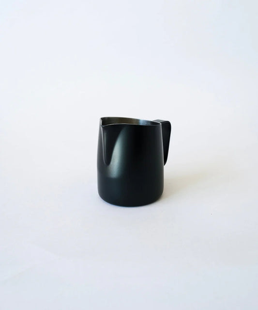 WPM - 10oz Latte Art Pitcher with Narrow Spout in Black